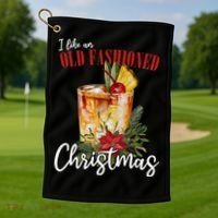 I Like An Old Fashioned Christmas Golf Towel thumb 1