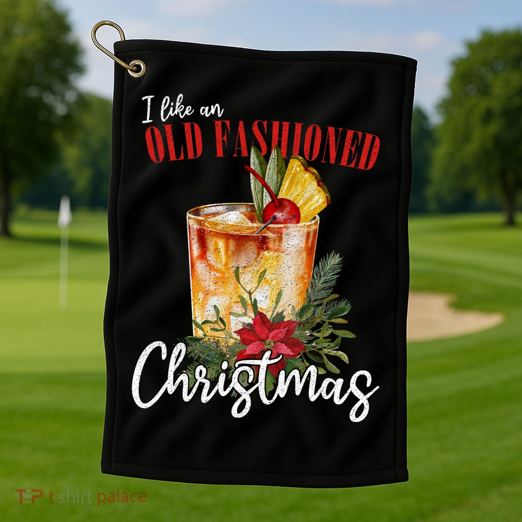 I Like An Old Fashioned Christmas Golf Towel
