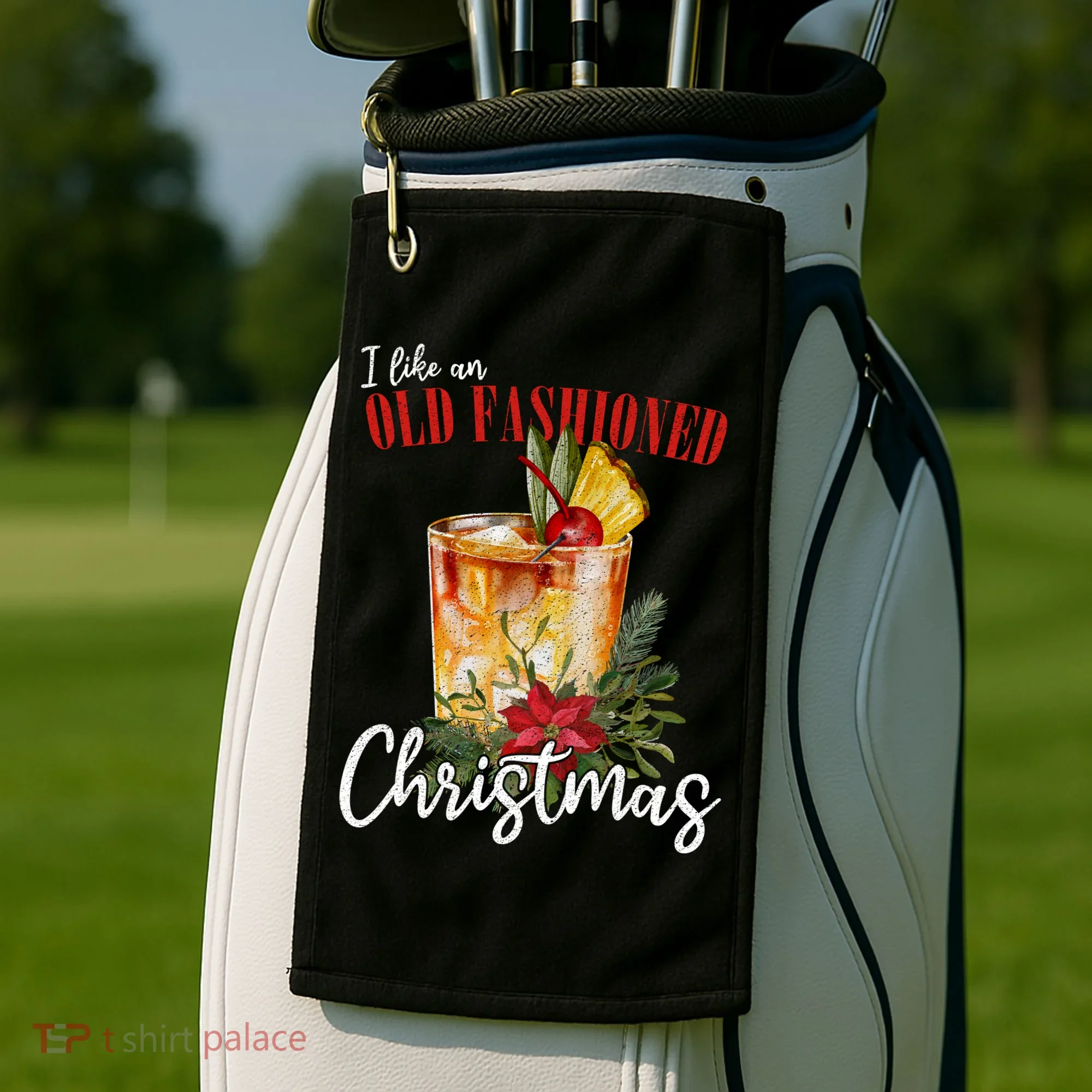 I Like An Old Fashioned Christmas Golf Towel