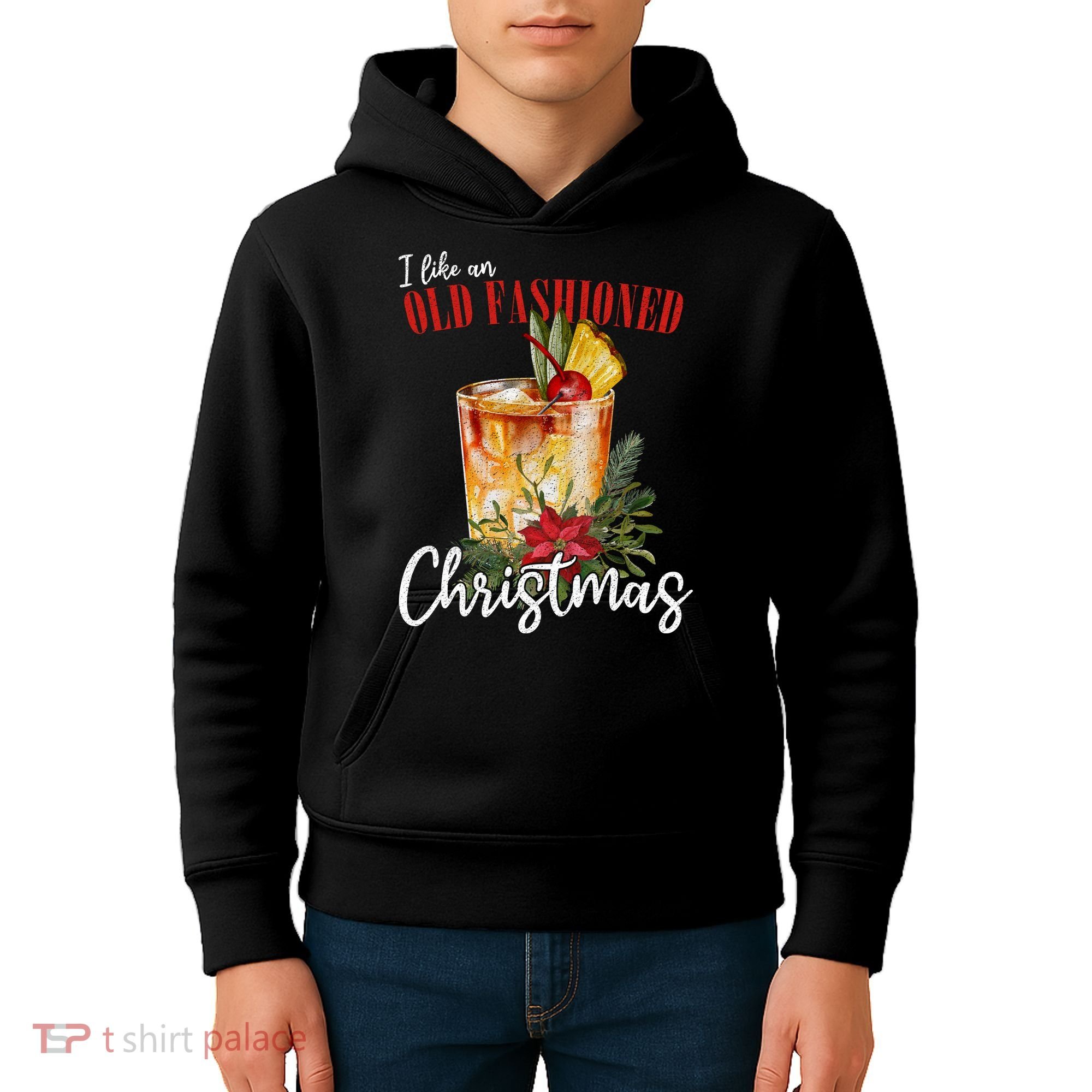 I Like An Old Fashioned Christmas Kids Hoodie