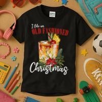 I Like An Old Fashioned Christmas Kids T-Shirt thumb 3