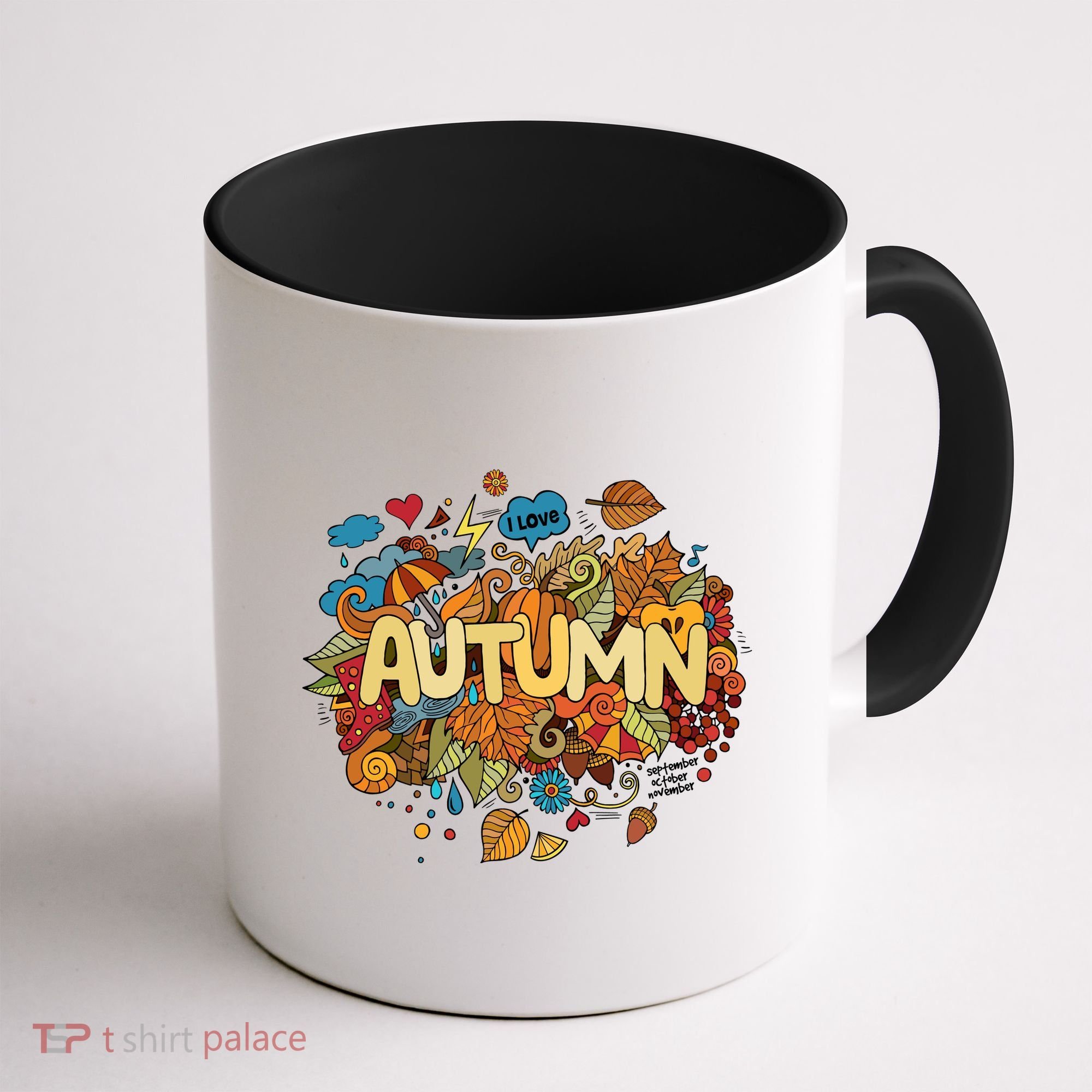 I Love Autumn Cute Gift Coffee Mug