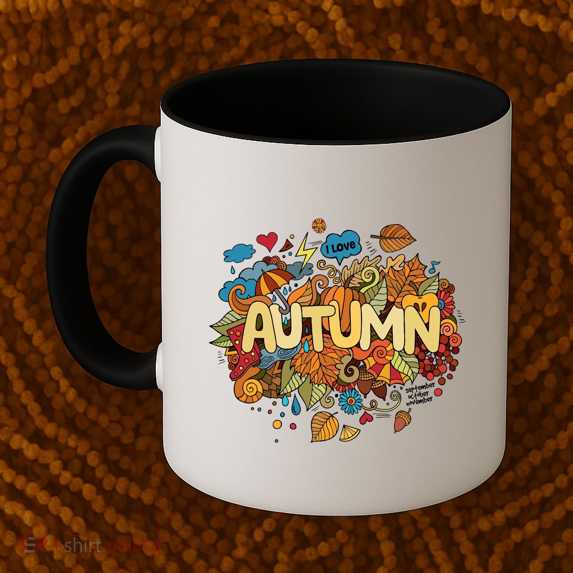 I Love Autumn Cute Gift Coffee Mug