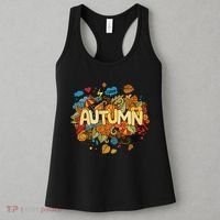I Love Autumn Cute Gift Women's Tank Top thumb 3