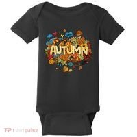 I Love Autumn Cute Gift Baby Bodysuit thumb 0