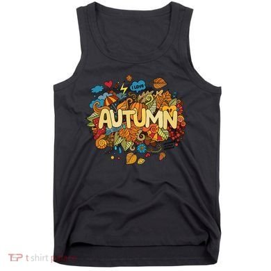 I Love Autumn Cute Gift Tank Top