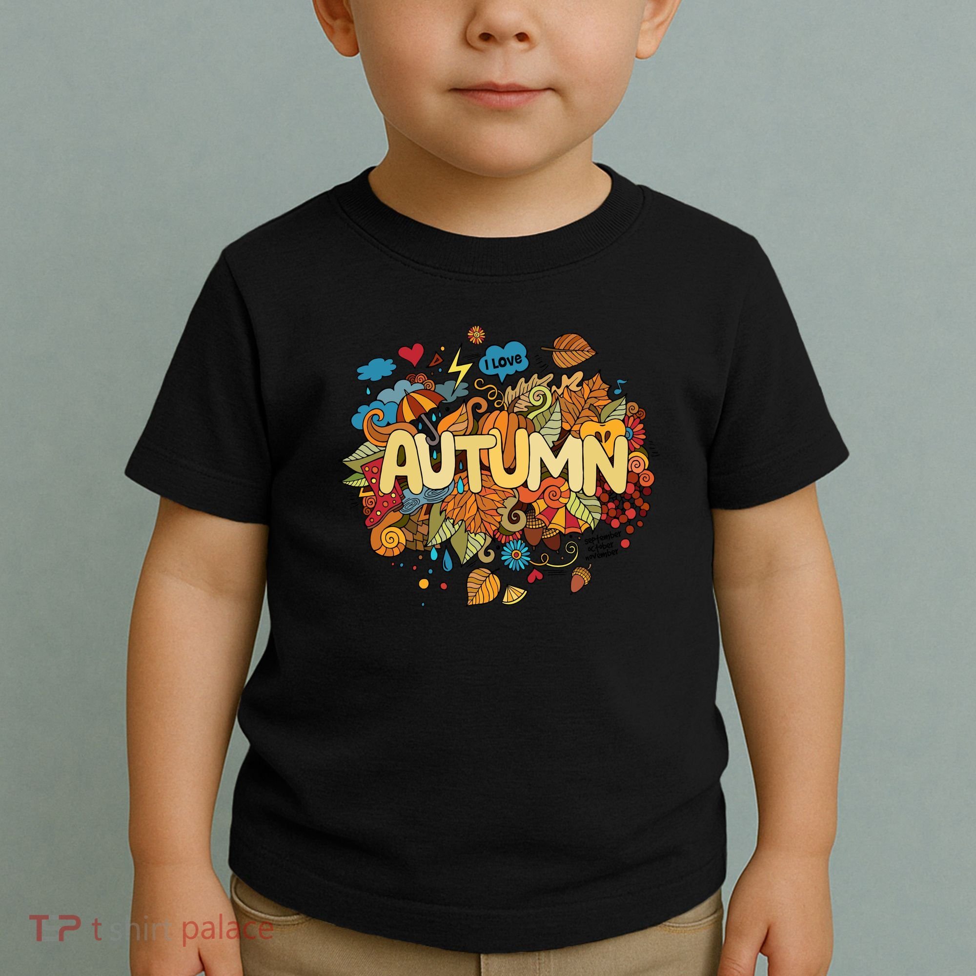 I Love Autumn Cute Gift Toddler T-Shirt