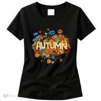 I Love Autumn Cute Gift Women's T-Shirt thumb 0
