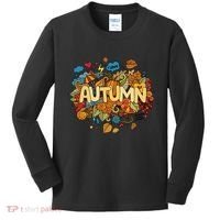 I Love Autumn Cute Gift Kids Long Sleeve Shirt thumb 0