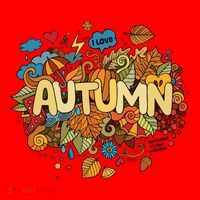 I Love Autumn Cute Gift Santa Hat thumb 1
