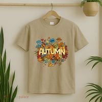 I Love Autumn Cute Gift T-Shirt thumb 2