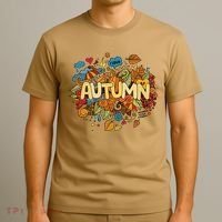 I Love Autumn Cute Gift T-Shirt thumb 3
