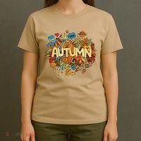 I Love Autumn Cute Gift T-Shirt thumb 4