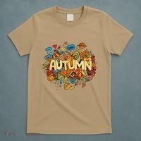 I Love Autumn Cute Gift T-Shirt thumb 5