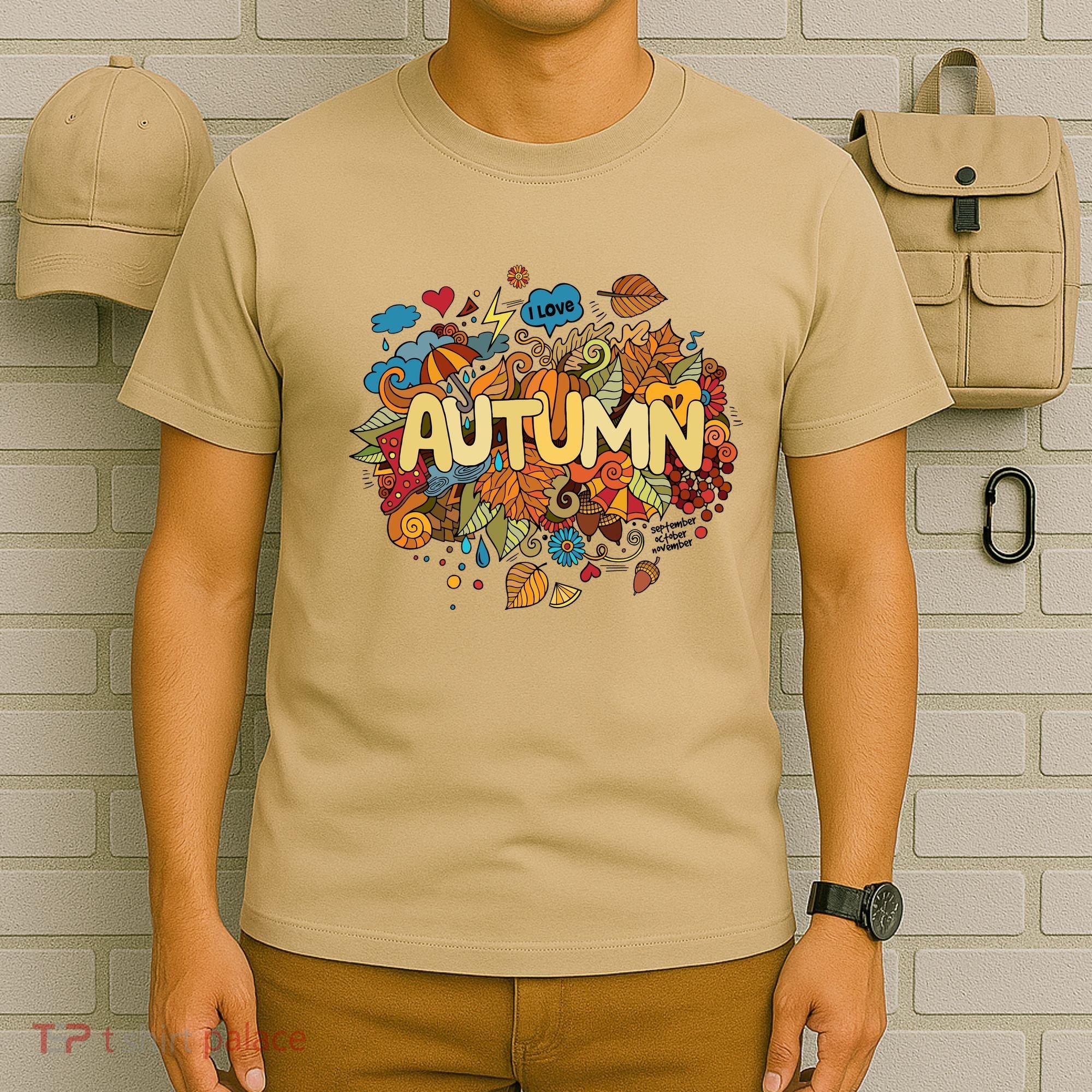 I Love Autumn Cute Gift T-Shirt