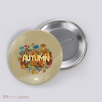 I Love Autumn Cute Gift Button thumb 0