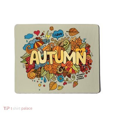 I Love Autumn Cute Gift Mousepad