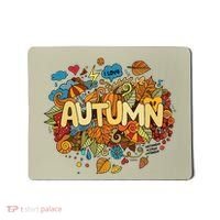 I Love Autumn Cute Gift Mousepad thumb 0