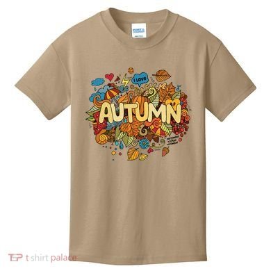 I Love Autumn Cute Gift Kids T-Shirt
