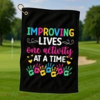 Improving Lives Activity Assistant Activities Assistant Golf Towel thumb 1