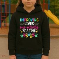Improving Lives Activity Assistant Activities Assistant Kids Hoodie thumb 3