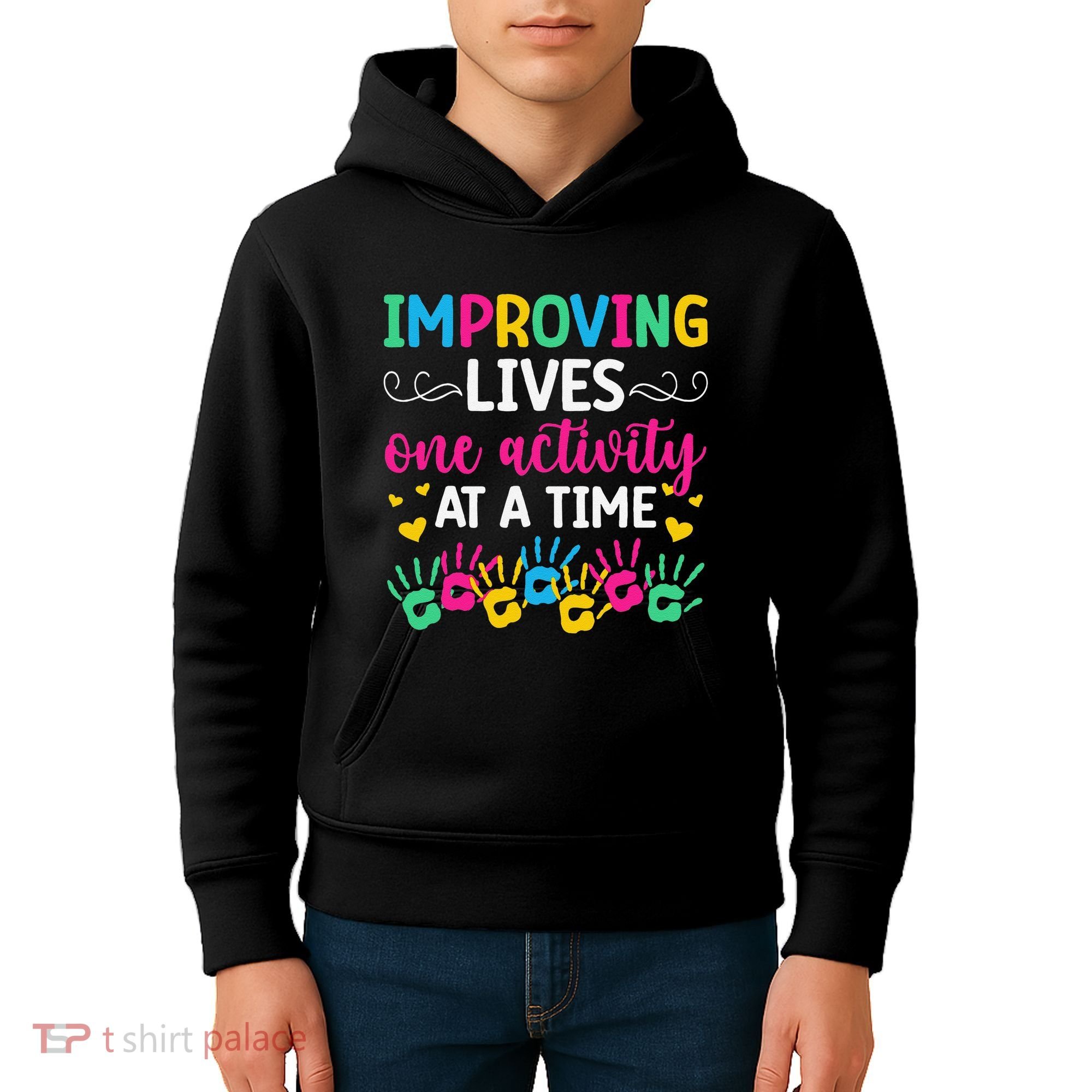 Improving Lives Activity Assistant Activities Assistant Kids Hoodie