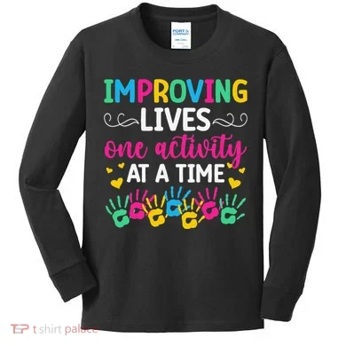 Improving Lives Activity Assistant Activities Assistant Kids Long Sleeve Shirt