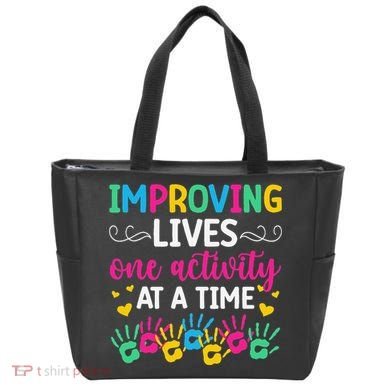 Improving Lives Activity Assistant Activities Assistant Tote Bag