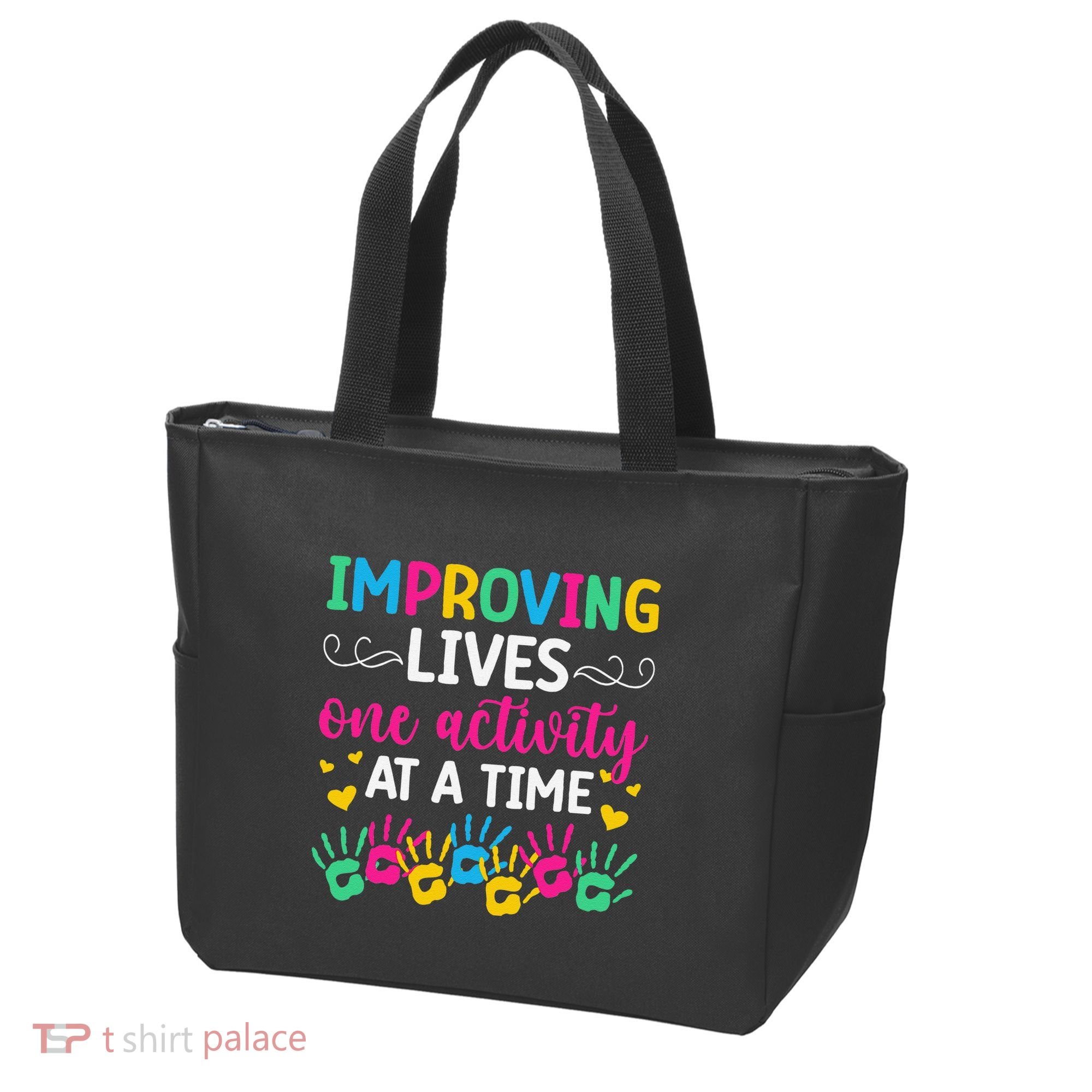 Improving Lives Activity Assistant Activities Assistant Tote Bag