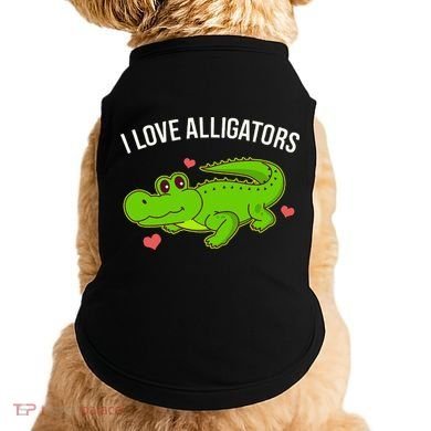 I Love Alligators Cute Alligator Doggie Tank