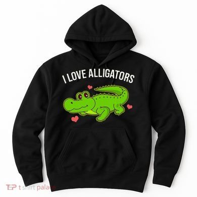 I Love Alligators Cute Alligator Hoodie