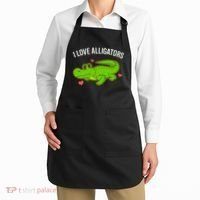 I Love Alligators Cute Alligator Apron thumb 2