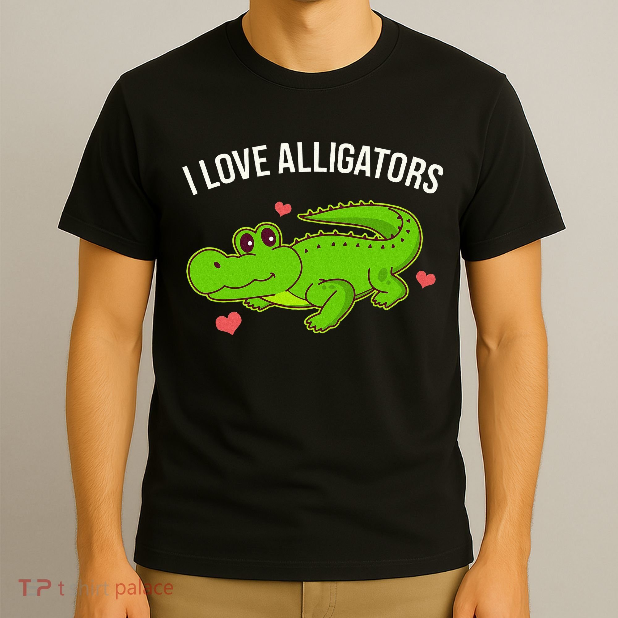 I Love Alligators Cute Alligator T-Shirt