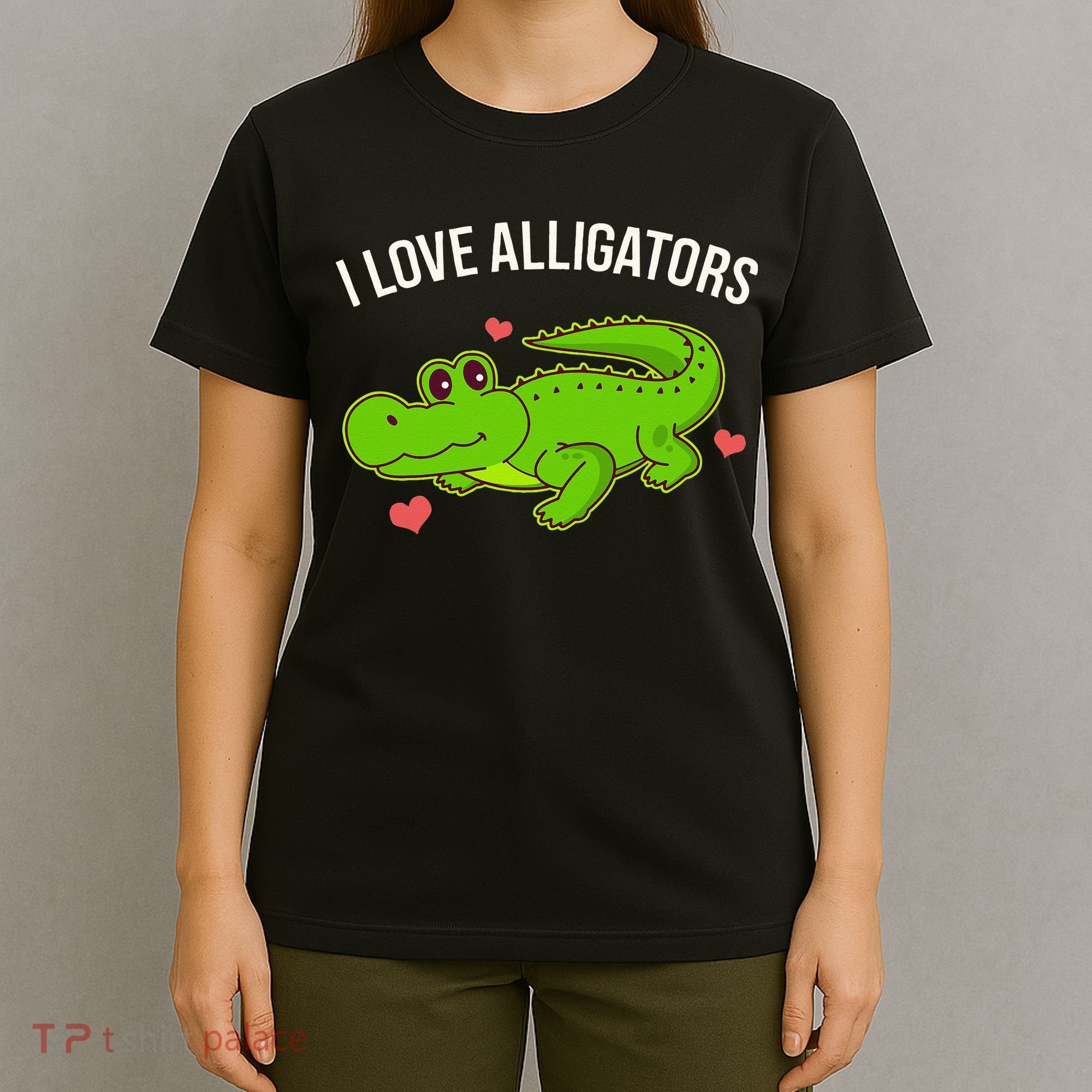 I Love Alligators Cute Alligator T-Shirt