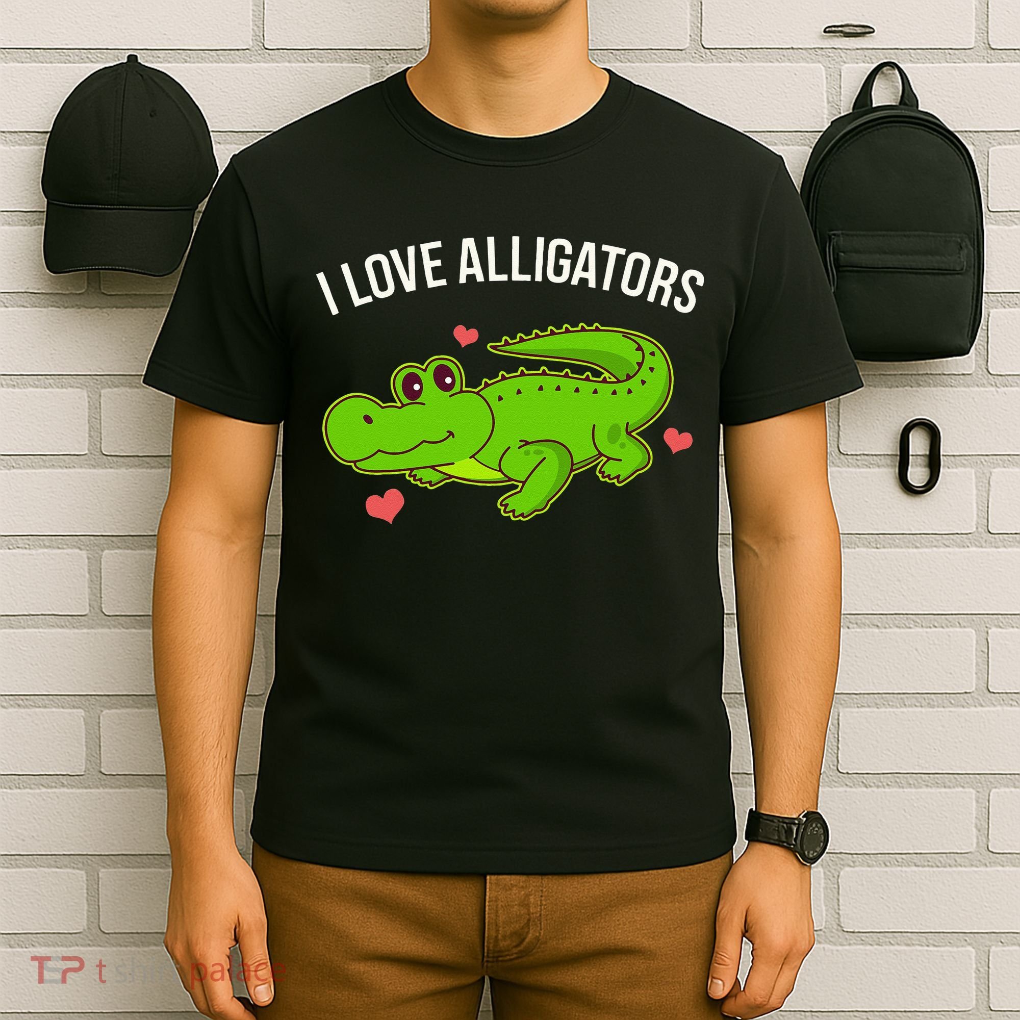 I Love Alligators Cute Alligator T-Shirt