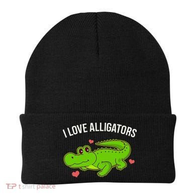 I Love Alligators Cute Alligator Beanie