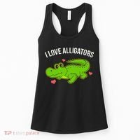 I Love Alligators Cute Alligator Women's Tank Top thumb 0