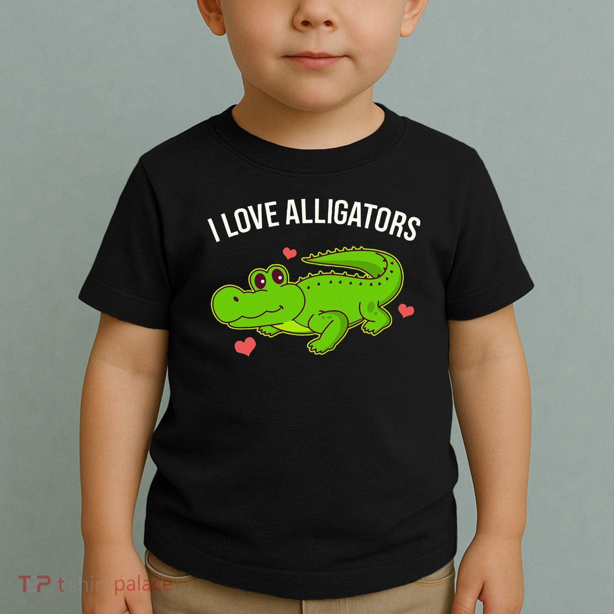 I Love Alligators Cute Alligator Toddler T-Shirt