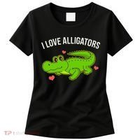 I Love Alligators Cute Alligator Women's T-Shirt thumb 0