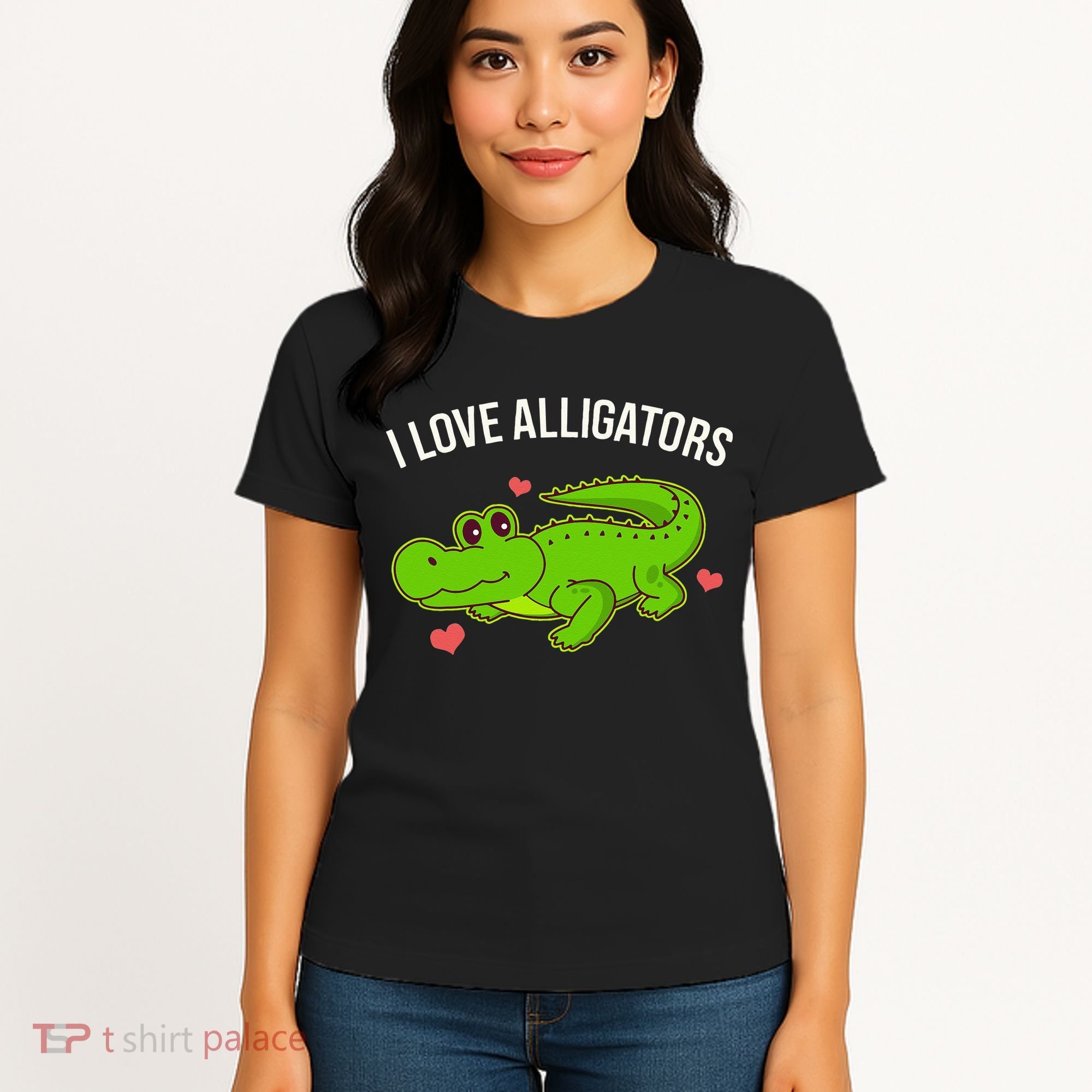 I Love Alligators Cute Alligator Women's T-Shirt