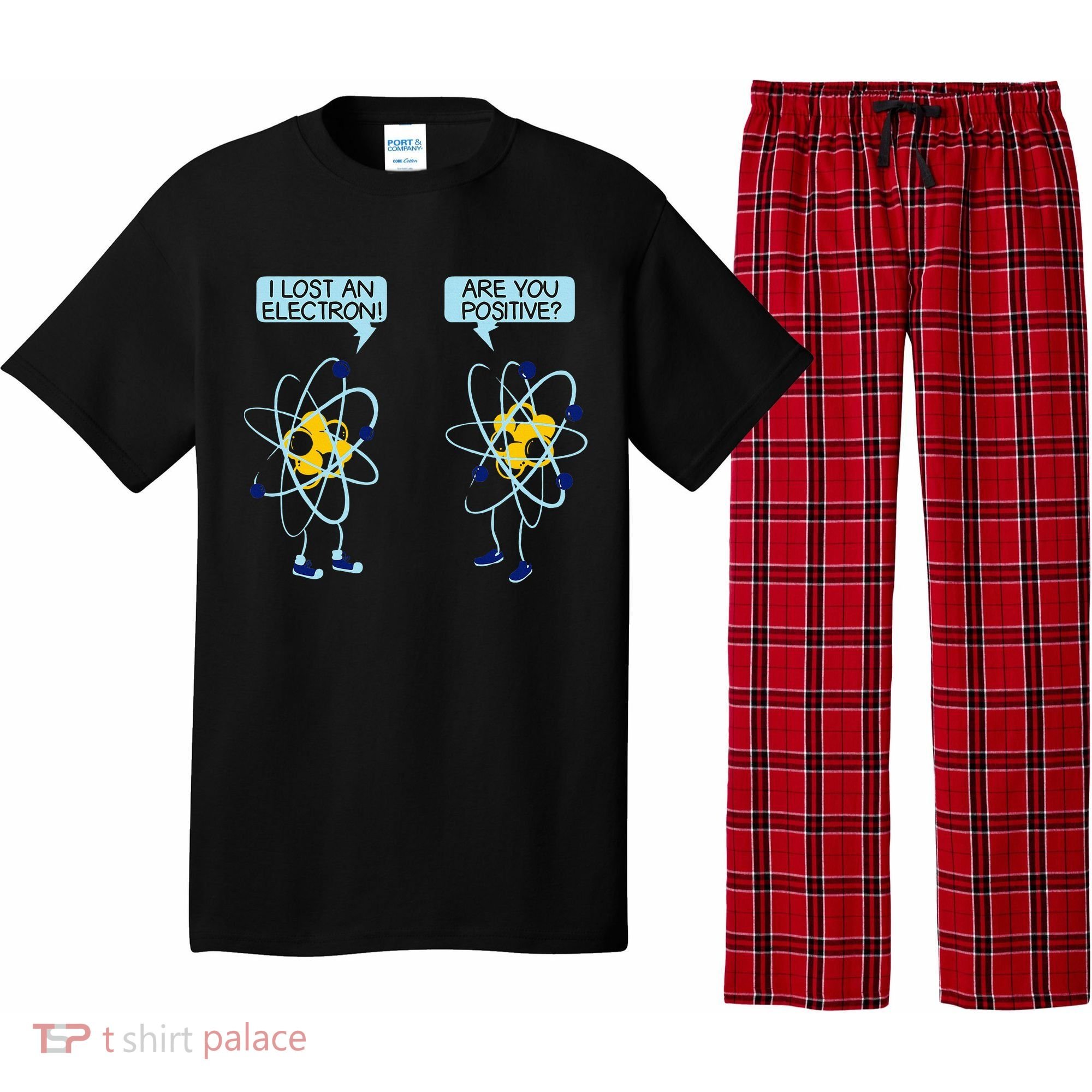 I Lost An Electron Are You Positive Chemistry Math Funny Pajama Set