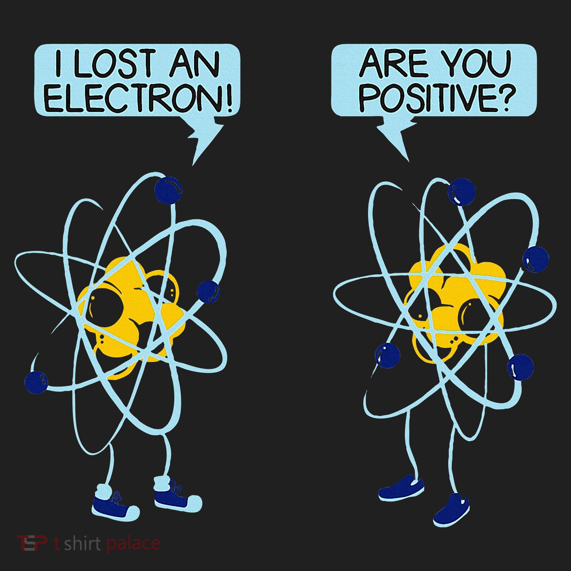 I Lost An Electron Are You Positive Chemistry Math Funny Golf Towel