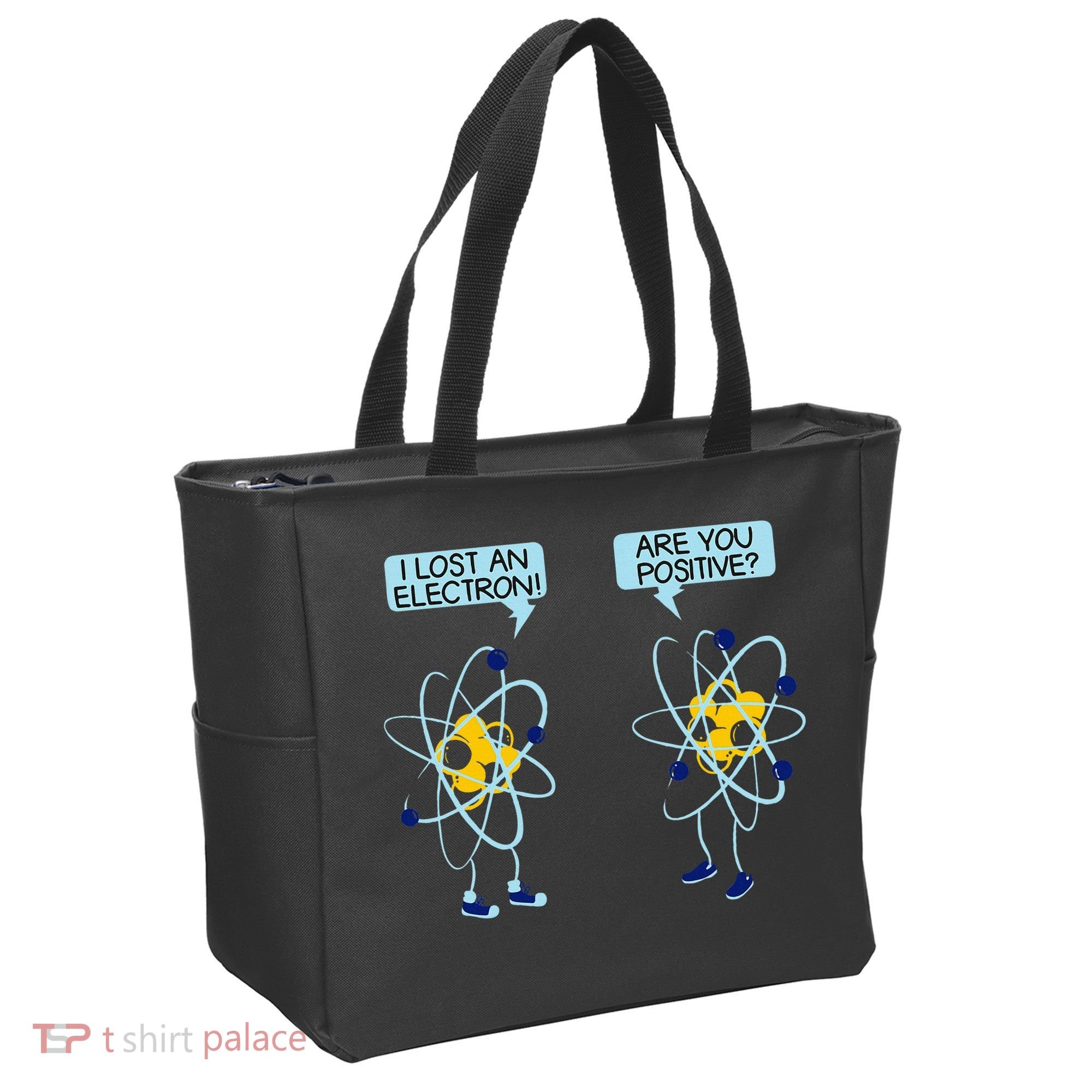I Lost An Electron Are You Positive Chemistry Math Funny Tote Bag