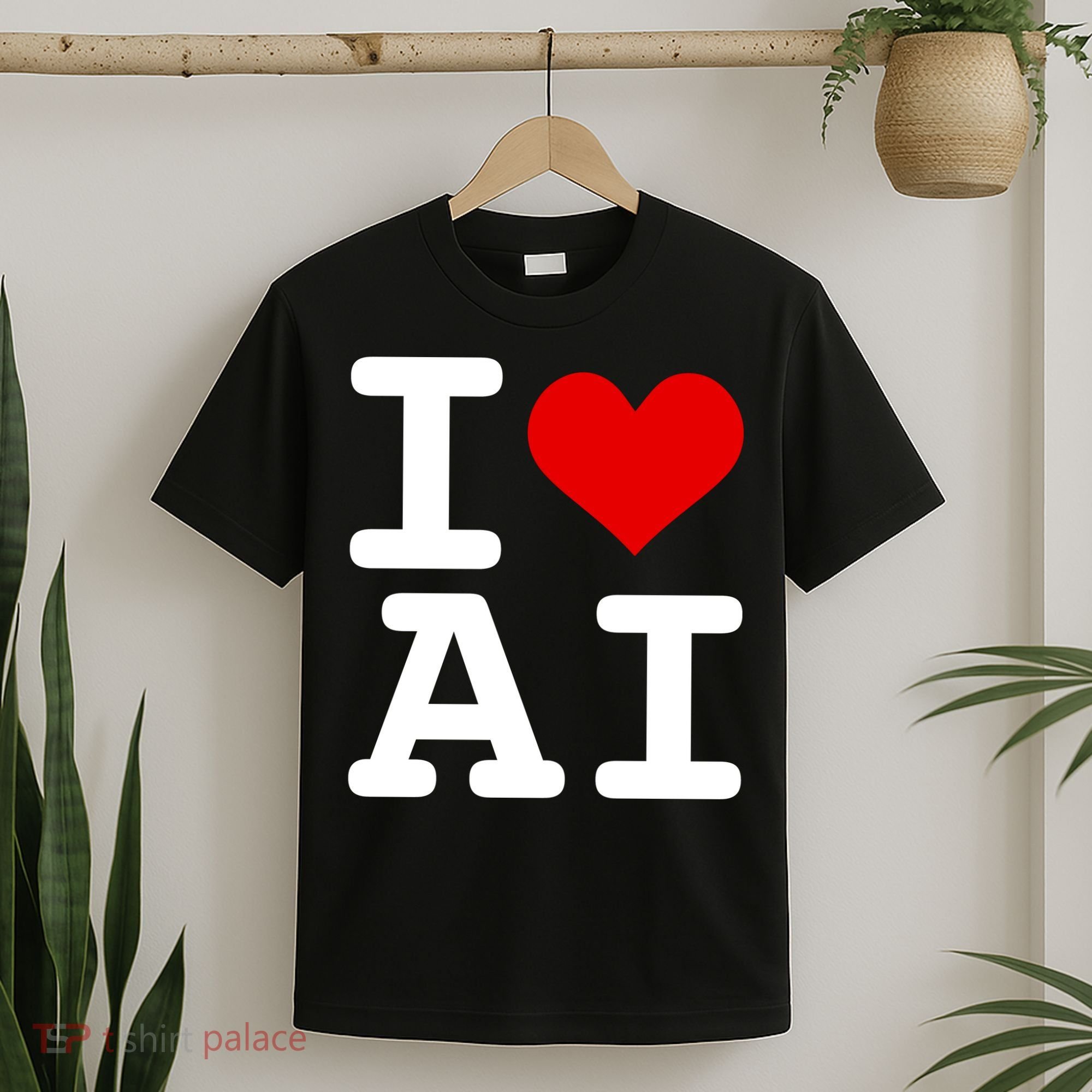 I Love AI I Heart Artificial Intelligence T-Shirt