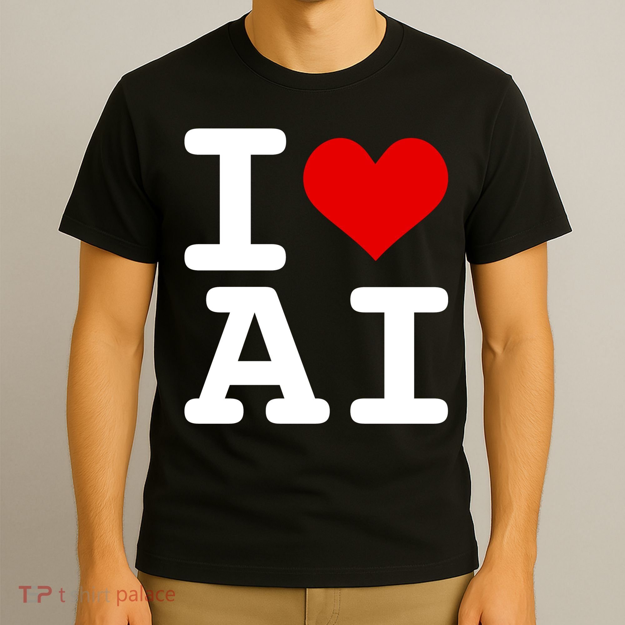 I Love AI I Heart Artificial Intelligence T-Shirt