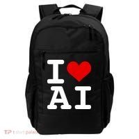 I Love AI I Heart Artificial Intelligence Backpack thumb 0
