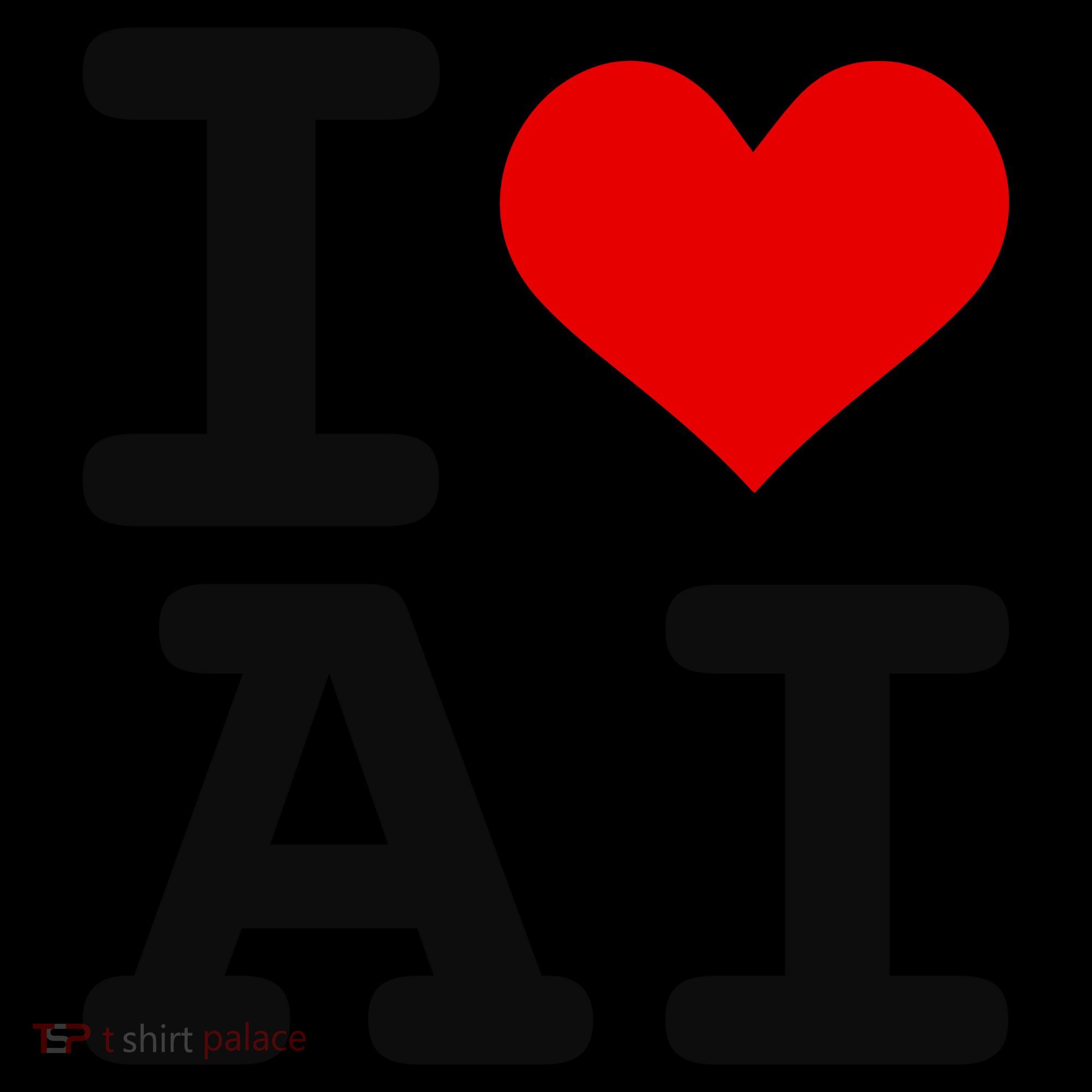 I Love AI I Heart Artificial Intelligence Coffee Mug