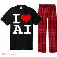 I Love AI I Heart Artificial Intelligence Pajama Set thumb 0