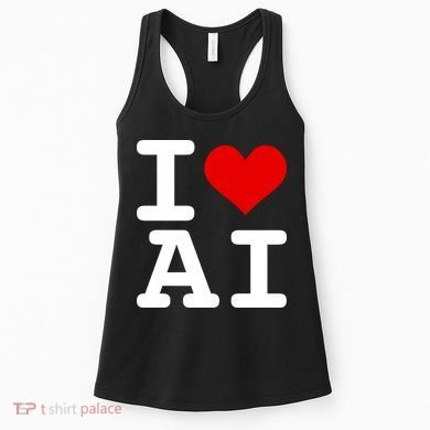 I Love AI I Heart Artificial Intelligence Women's Tank Top