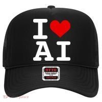 I Love AI I Heart Artificial Intelligence Hat thumb 0